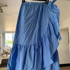 Gorgeous J. Crew wrap midi skirt